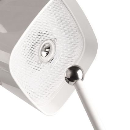 LED aurinkokennolla varustettu himmennettävä magneettinen kosketuslatauksella toimiva pöytävalaisin LED/5W/5V 3000-6000K 3600 mAh IP65 valkoinen