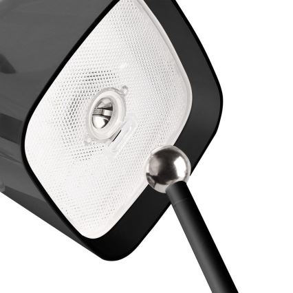 LED aurinkokennolla varustettu himmennettävä magneettinen kosketuslatauksella toimiva pöytävalaisin LED/5W/5V 3000-6000K 3600 mAh IP65 musta