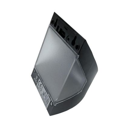 Aurinkokäyttöinen LED-seinävalaisin tunnistimella LED/3W/3,7V 3000/4000K 1200 mAh IP54 musta