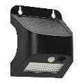 LED-aurinkokäyttöinen seinävalaisin anturilla SOLTO LED/3W/3,7V 4000K IP54 1200 mAh musta