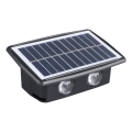 LED Aurinkokäyttöinen seinävalaisin LED/3,7V IP44 1200 mAh