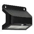 LED-aurinkokäyttöinen seinävalaisin liiketunnistimella SOLTO LED/6W/3,7V 4000K IP54 2400 mAh musta