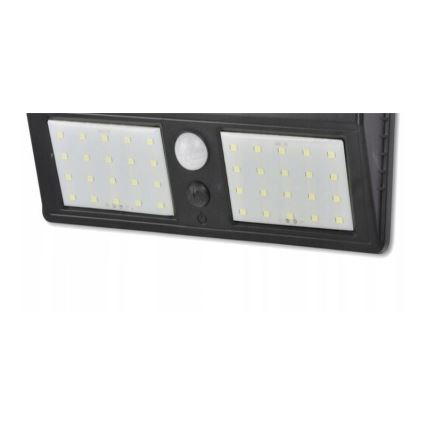 LED-aurinkokäyttöinen seinävalaisin tunnistimella LED/1,2W/3,7V 1200 mAh IP44