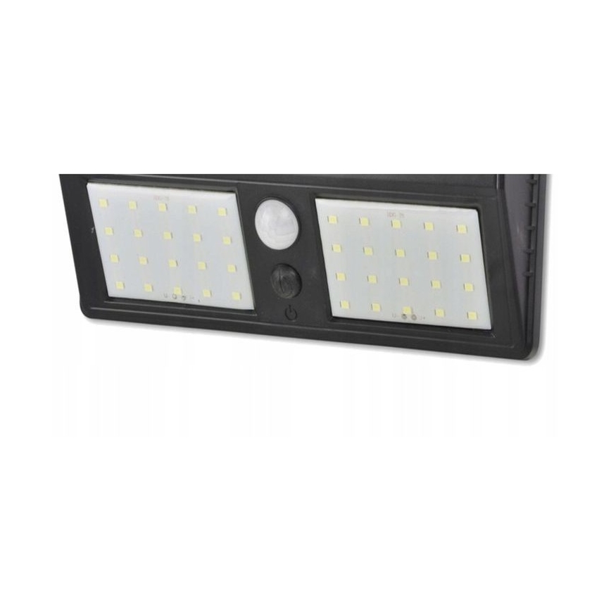 LED-aurinkokäyttöinen seinävalaisin tunnistimella LED/1,2W/3,7V 1200 mAh IP44