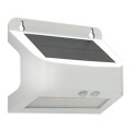 LED-aurinkokäyttöinen seinävalaisin tunnistimella SOLTO LED/6W/3,7V 4000K IP54 2400 mAh valkoinen