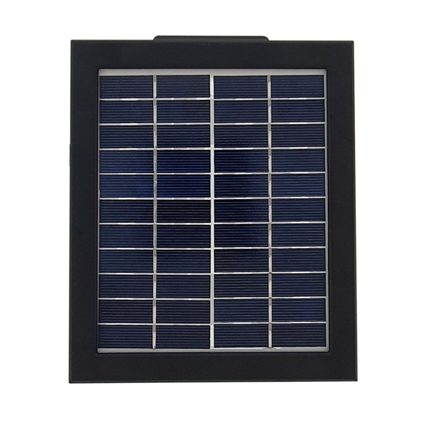 LED aurinkokäyttöinen ulkovalaisin anturilla LED/20W/5,5V 2400 mAh IP44