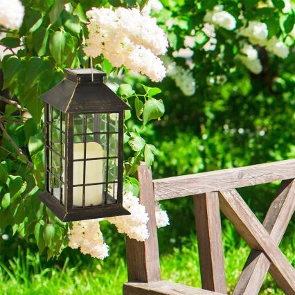 LED aurinkokäyttöinen valaisin LED/1,2V 200 mAh IP44 patinoitu