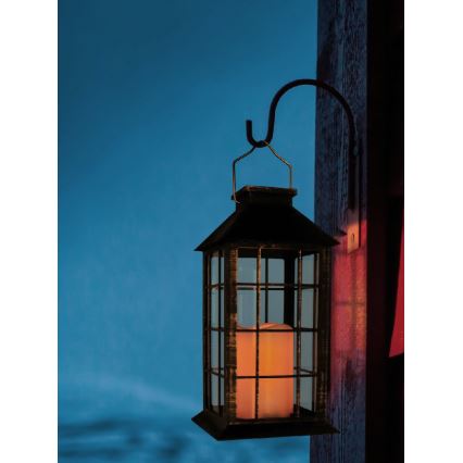 LED aurinkokäyttöinen valaisin LED/1,2V 200 mAh IP44 patinoitu