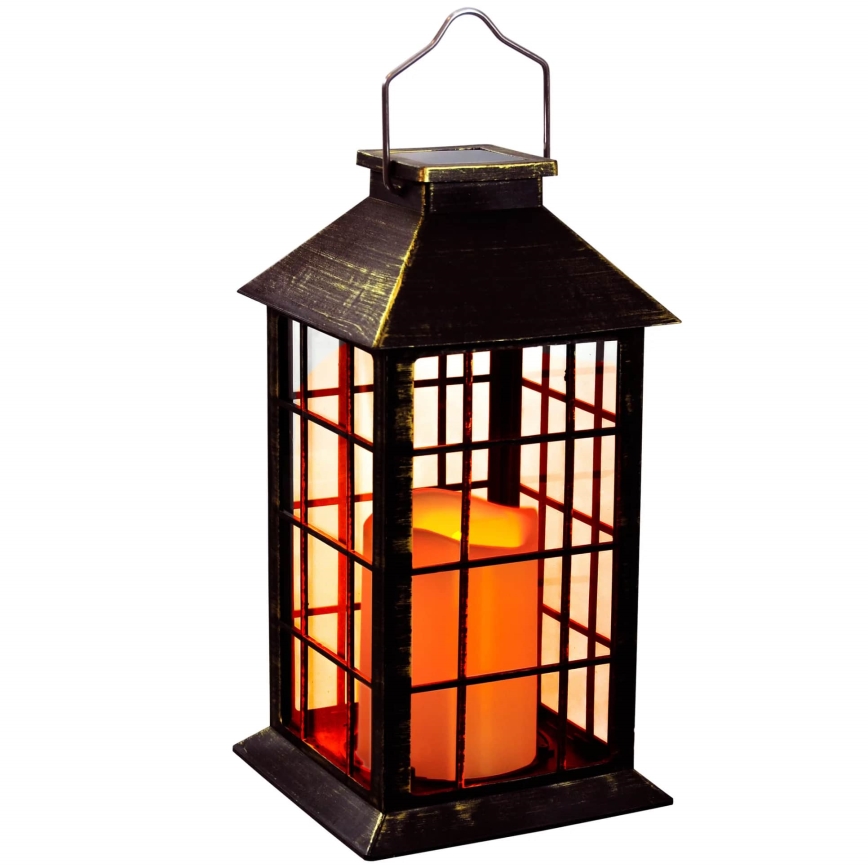 LED aurinkokäyttöinen valaisin LED/1,2V 200 mAh IP44 patinoitu