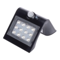 LED aurinkokäyttöinen valaisin liiketunnistimella ja hämäräkytkimellä LED/1,5W/1200 mAh 3,7V IP65