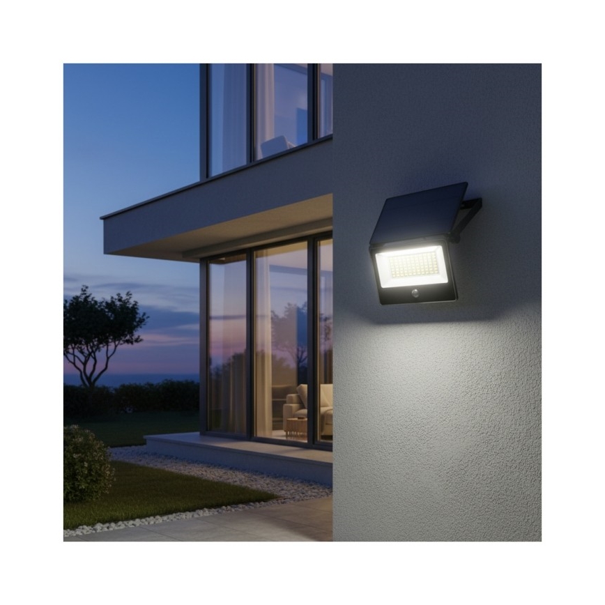 LED-aurinkovalaisin anturilla NCS G2 LED/30W/3,7V 3000/4000/6500K IP54 5200 mAh