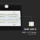 LED aurinkokenno seinävalaisin anturilla LED/3W/3,7V 3000/4000K IP65 musta