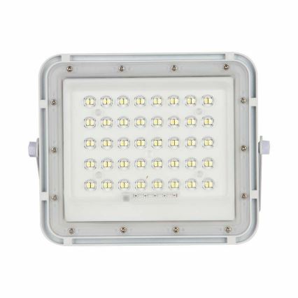 LED Ulkotila himmennettävä aurinko valonheitin LED/10W/3,2V IP65 6400K 6000 mAh valkoinen + kauko-ohjaus