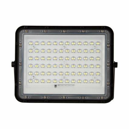 LED Ulkotila himmennettävä aurinko valonheitin LED/15W/3,2V IP65 4000K 12000 mAh musta + kauko-ohjaus