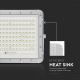 LED Aurinkokenno ulkovalonheitin LED/20W/3,2V 6400K valkoinen IP65 + kauko-ohjaus