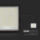 LED Aurinkokenno ulkovalonheitin LED/30W/3,2V 6400K musta IP65 + kauko-ohjaus