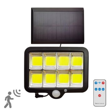 LED-aurinkokenno valonheitin anturilla INTEGRA LED/3W/3,7V IP44 + kaukosäädin