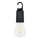 LED-aurinkokennolla ladattava valaisin LUMINA LUMO LED/USB 300 mAh musta