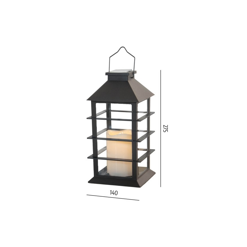 LED-aurinkokennolla varustettu riippuvalaisin CANDELIO P LED/1xAA 2700K IP44 200 mAh