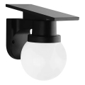 LED-aurinkokennolla varustettu seinävalaisin LED/3,7V 3000/4000/6400K IP54 1800 mAh musta + kaukosäädin