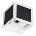 LED-aurinkokennoseinävalaisin anturilla 9W/3,7V 3000/4000/6000K IP65 2600 mAh valkoinen