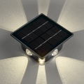 LED aurinkokennoseinävalaisin anturilla LED/2W/5V IP54 1300 mAh
