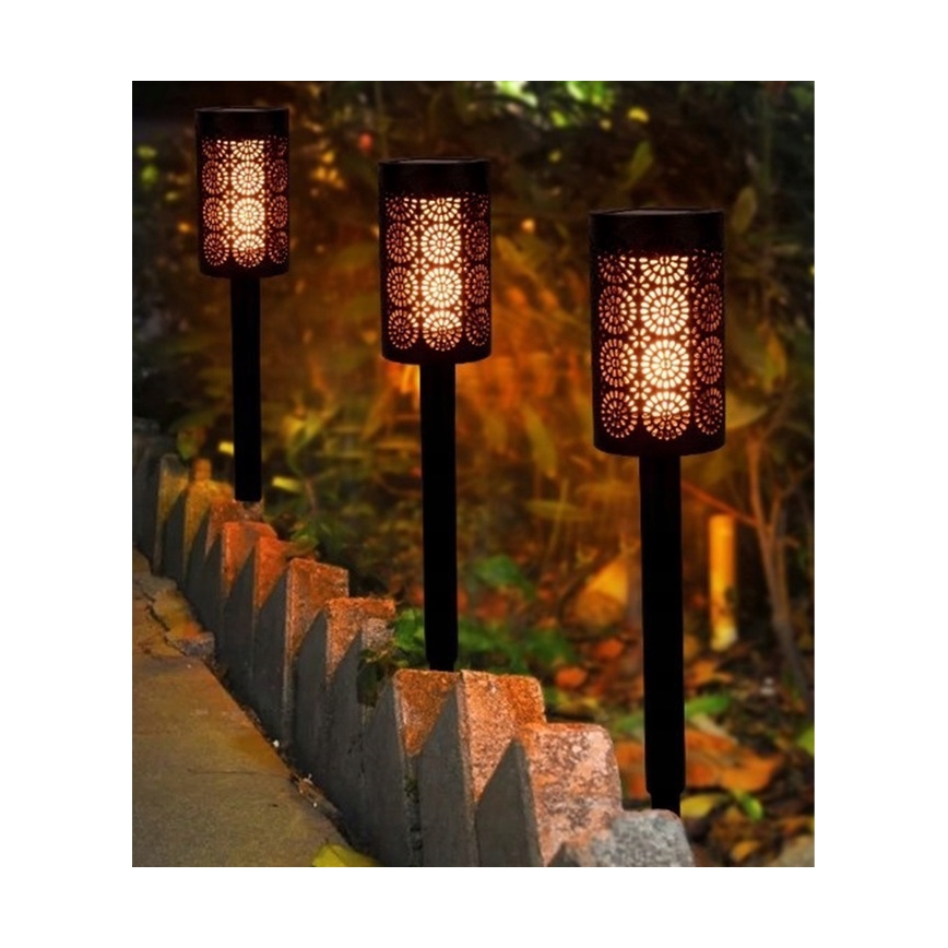 LED-aurinkokennovalaisin hämärätunnistimella, LED/2V, IP44, 600 mAh