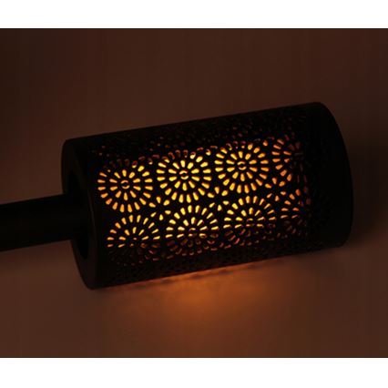 LED-aurinkokennovalaisin hämärätunnistimella, LED/2V, IP44, 600 mAh