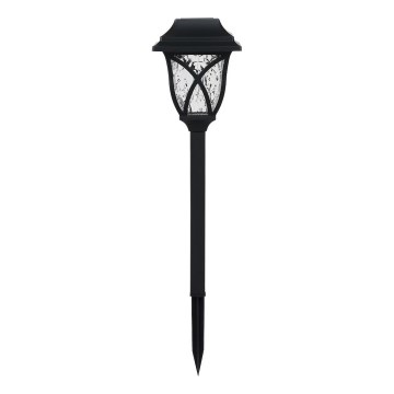 LED-aurinkokennovalaisin LAWN LED/1,2 V 100 mAh 3000 K 44 cm IP44 musta