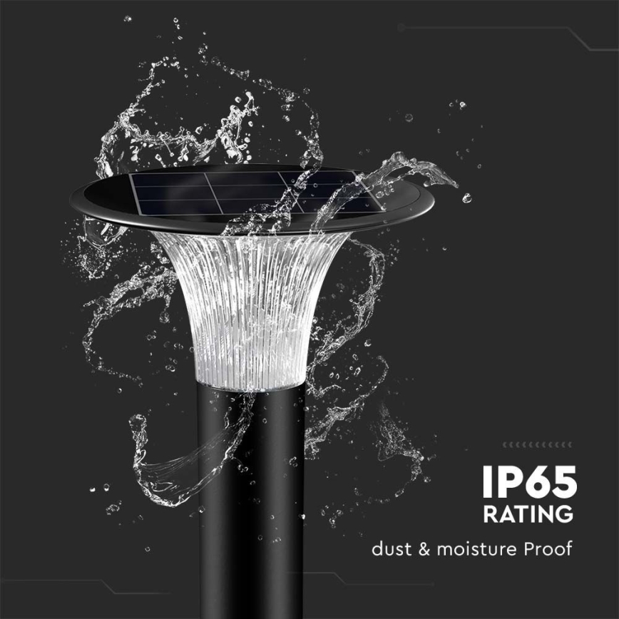 LED aurinkokennovalo anturilla LED/15W/3,2V 4000K/6000K IP65 6000 mAh