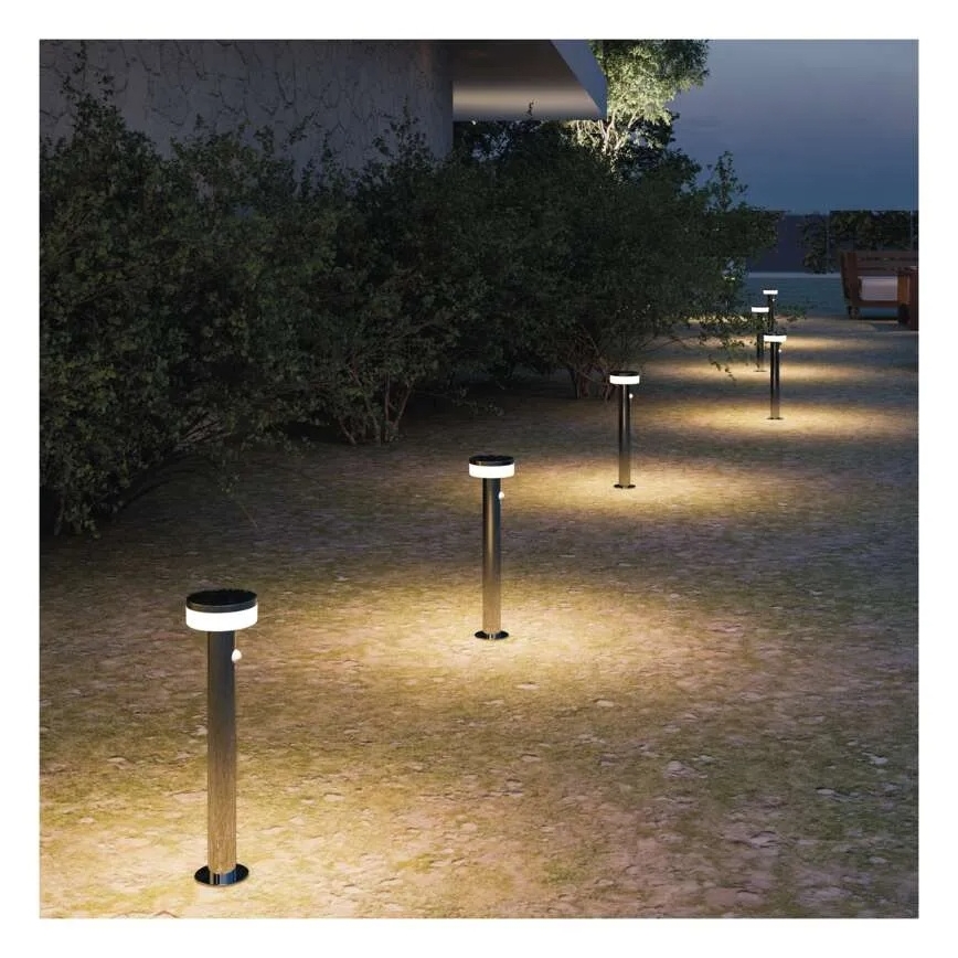 LED aurinkokennovalo sensorilla LED/2W/3,7V 1200 mAh IP44 80 cm