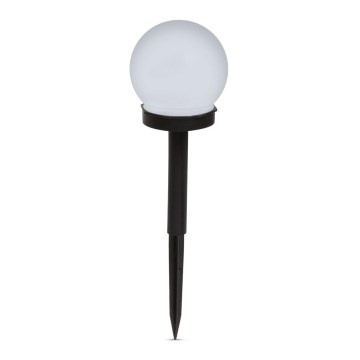 LED aurinkokennovalo LED/1,2V 40mAh IP44 musta