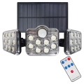 LED aurinkokennovalo liiketunnistimella ja hämäräkytkimellä LED/20W/3,7V 1200 mAh IP44 + kaukosäädin