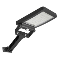 LED aurinkokennovalo liiketunnistimella LED/5W/3,7V 4000K 1500 mAh IP54 musta