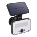 LED aurinkokennovalo liiketunnistimella SPILO LED/3,7V 3600mAh 3000K IP54 + kaukosäädin