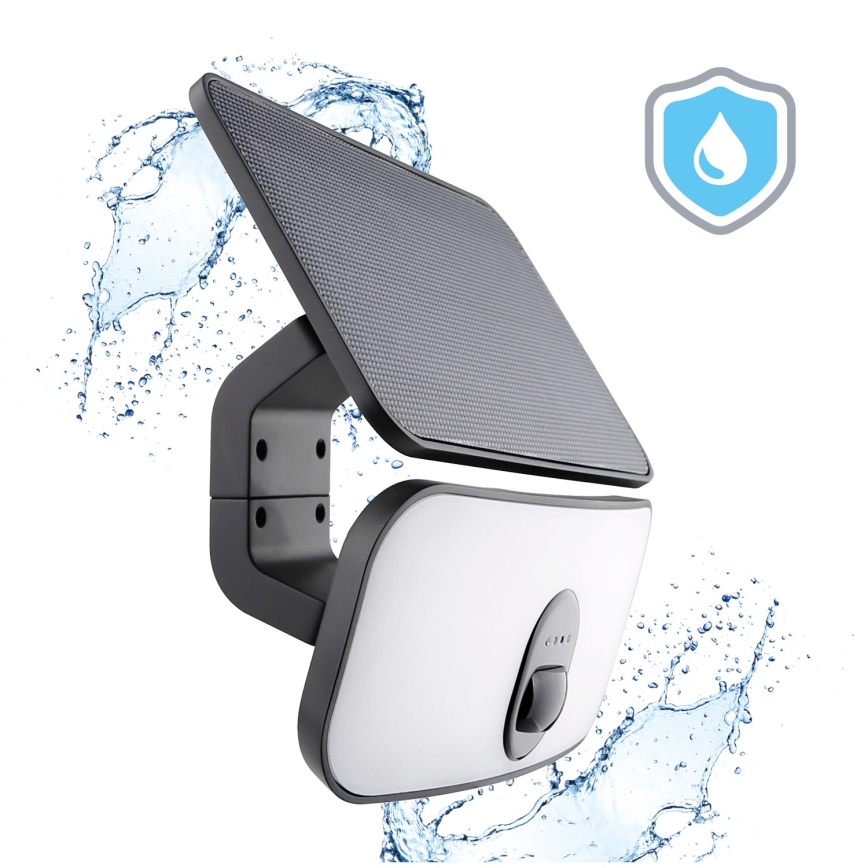 LED aurinkokennovalo liiketunnistimella LED/13W/3,7V IP65 4000K 4000 mAh