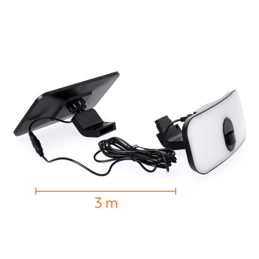 LED aurinkokennovalo liiketunnistimella LED/13W/3,7V IP65 4000K 4000 mAh