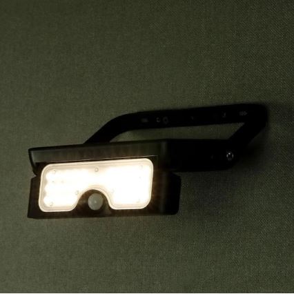 LED aurinkokennovalo liiketunnistimella LED/5W/3,7V IP65 4000K 3000 mAh