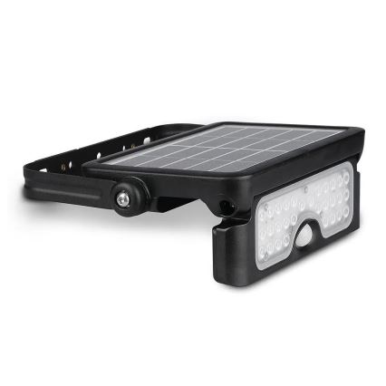 LED aurinkokennovalo liiketunnistimella LED/5W/3,7V IP65 4000K 3000 mAh