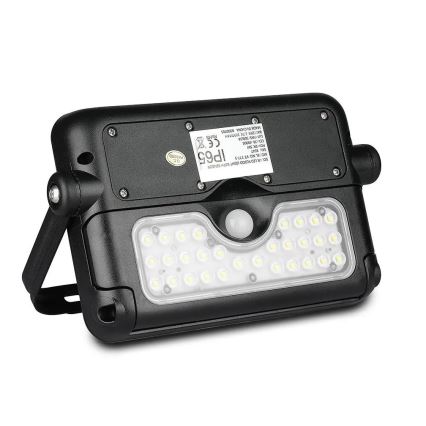 LED aurinkokennovalo liiketunnistimella LED/5W/3,7V IP65 4000K 3000 mAh
