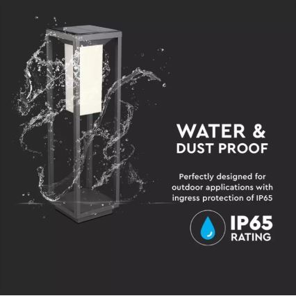 LED aurinkokennovalo anturilla SAMSUNG CHIP LED/2W/3,7V IP65 2600 mAh