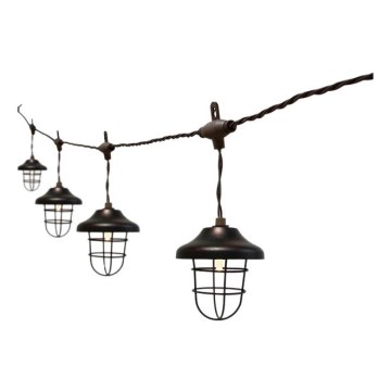 LED-aurinkokennovaloketju 10xLED/4,57m IP44 lämmin valkoinen