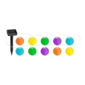 LED aurinkoketju 10xLED/1,2V 3,7m 300mAh IP44 monivärinen