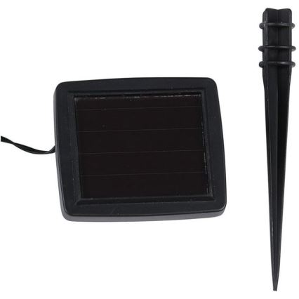 LED aurinkoketju 10xLED/1W/1,2V 1xAA 2 m IP44 3000K 300 mAh