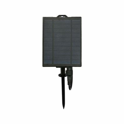 LED-aurinkoketju 15xLED/0,2W/3,7V 15,6 m 3000K IP44 2400 mAh