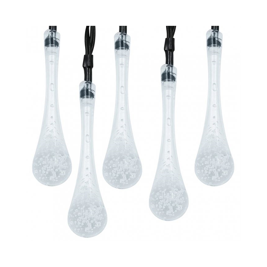 LED aurinkoketju hämäräkytkimellä 20xLED/0,72W/1,2V 600 mAh 4,7m IP44