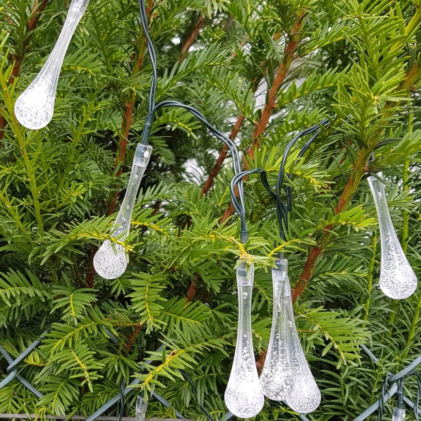 LED Aurinkoketju ICE 30xLED/1,2V 300 mAh IP44