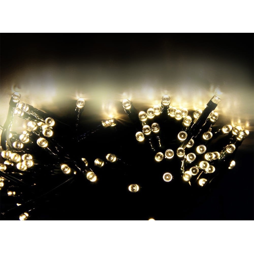 LED Aurinkoketju SHINE 200xLED/1,2V 600 mAh 21,9 m IP44