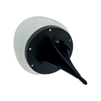 LED-aurinkolamppu 2xLED/1,2V 300 mAh IP44 musta/valkoinen