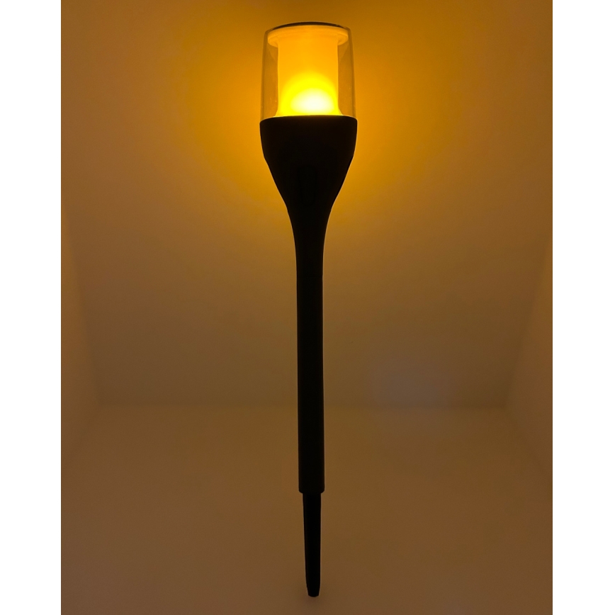 LED-aurinkolamppu LED/1,2 V 800 mAh IP44 musta